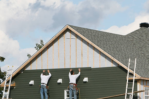 Professional Storm Damage Siding Repair technician working in Forest Park, IL